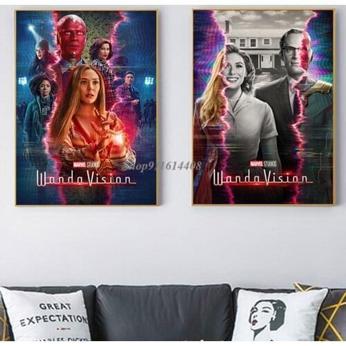 Movie Poster Print Marvel Super Hero Home Decor Wall Art Decor Pictures Canvas Art Print Canvas Painting on The Living Room Wall