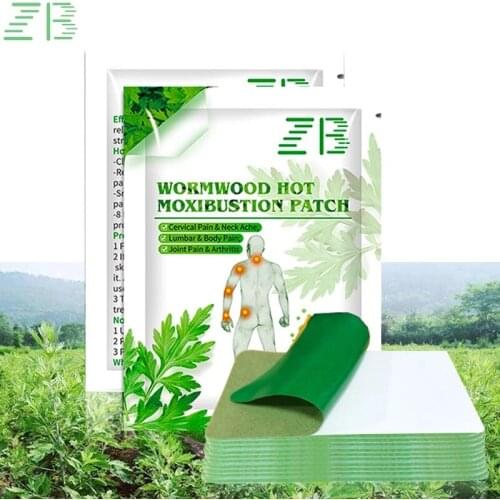 12PCS Wormwood Joint Patch Medical Plaster Detox Patch For Shoulder/Neck/Back/Waist/Knee Pain Patch For Human Health Care