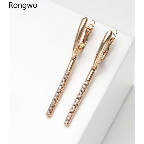 Women's Gold Earrings RONGWO China