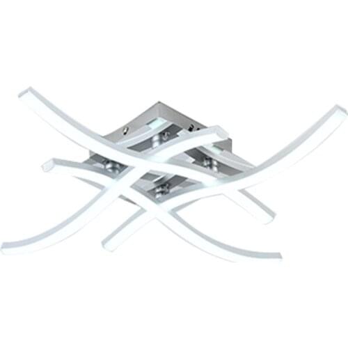Modern 18W 24W 3/4 Branches LED Ceiling Light Led Panel Light Forked Shaped Ceiling Lamp for Living Room Bedroom Decor Lamp