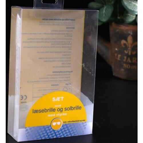 Custom PVC PP Material Rectangle plastic Packaging Box Small Quantity,Christmas gift packing box ---PX20310