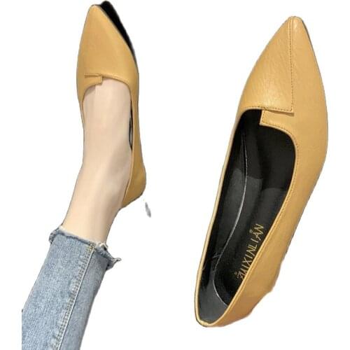 2020 Hot High Top Casual Shoes Women Cute Sweet Comfy Leather Loafers Spring Autumn Flats Tenis Feminino Black