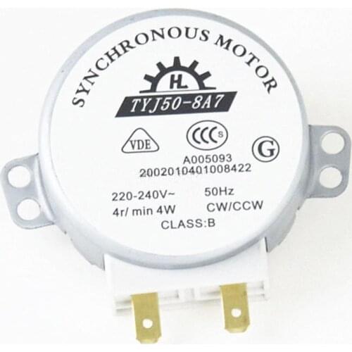 TYJ50-8A7 Microwave Turntable Turn Table Motor Synchronous Motor TYJ508A7 for Kenwood Belling