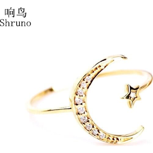 Moissanite Ring Solid 14K Yellow / Rose / White Gold VVS/DEF Color Test Positive Moissanite Diamond Women Fine Jewelry Ring Gift