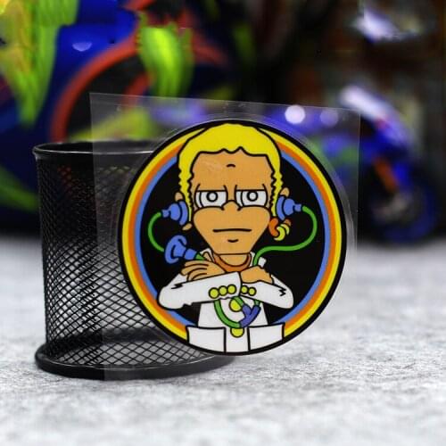 1PCS Motorbike Helmet Automobile Tail Window Stickers Car Styling Decals for GP Racing The Doctor