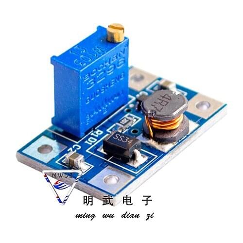 2PCS DC-DC 2-24V to 2-28V Step Up Adjustable Power Module Step Up Boost Converter Module 2A SX1308