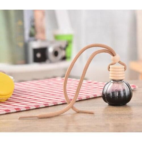 20pcs Refillable Empty Glass Bottle Hanging Perfume Containers Decoration for Home Car