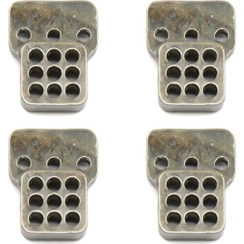 4Pc Metal Adjustable Shock Absorber Bracket Extender Seat for MN D90 MN99S MN-90 RC Car Upgrade Parts Accessories