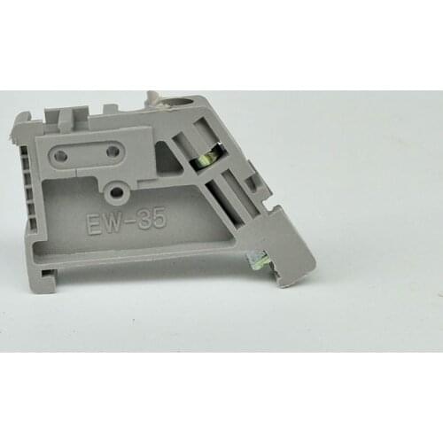 50Pcs/Lot EW-35 DIN Rail Terminal Block End Stopper