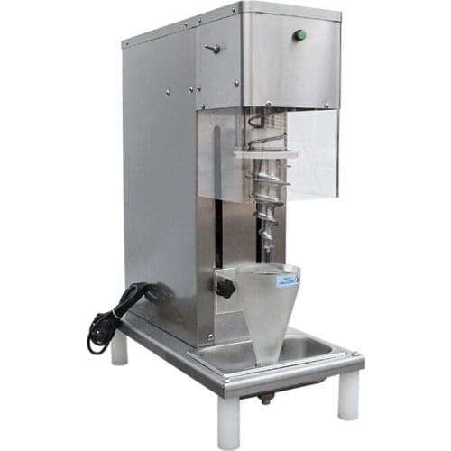 CE swirl freeze dessert fruits ice cream machine/swirl frozen yogurt ice cream mixer/swirl ice cream blender