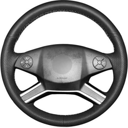 Braiding Cover for Steering Wheel Cover for Mercedes Benz M-Class 2009-2011 R-Class 2010-2017 GL-Class 2010-2012 Hand sewing