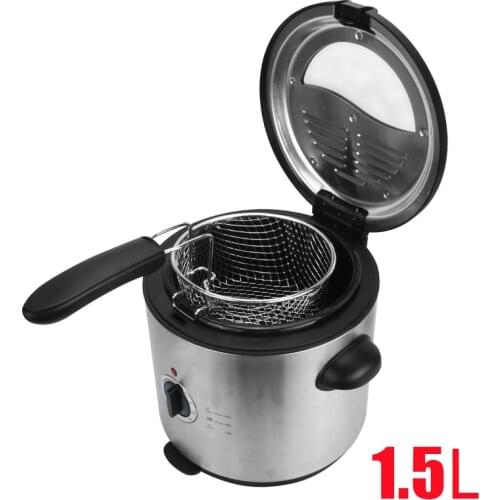 Electric Deep Fryers fryer is used in round frying pan. Multi-functional French fries separated electric fryer. NEW