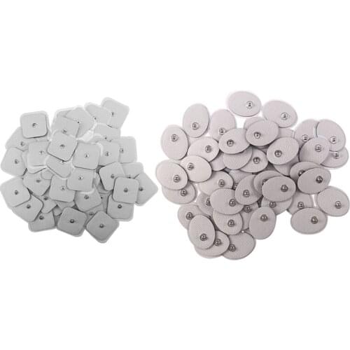 50Pcs Tens Electrodes Electrode Pad for Self Adhesive Electrode Patches for TENS Therapy Machines & 50Pcs 3X4cm