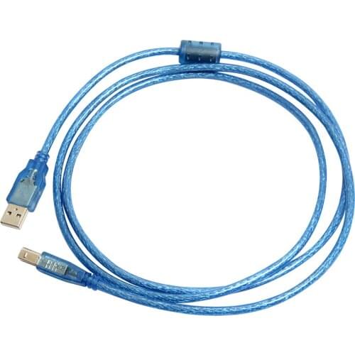 Geeetech 1.5M USB V2.0 Cable Type A Male to Type B Male for 3D Printer Blue