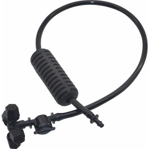 10 Sets Cross Fogger Misting sprayer Kits Greenhouse Irrigation 1/4" hose Accessories Dust nozzle water mist fog nozzle