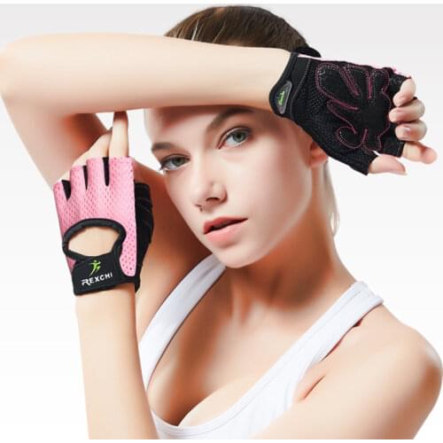 Weight Lifting Fitness Gloves Men Exercise Training Gloves Women Wrist Guard Half Finger Non-Slip Body Building Crossfit Gloves