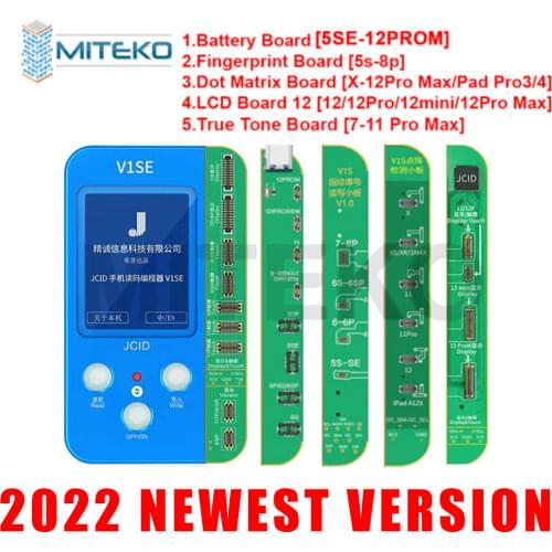 JC V1S programmer Dot Projector Photosensitive Original Color Touch Shock Battery Fingerprint SN Reader for 7 8 8P X 11 12