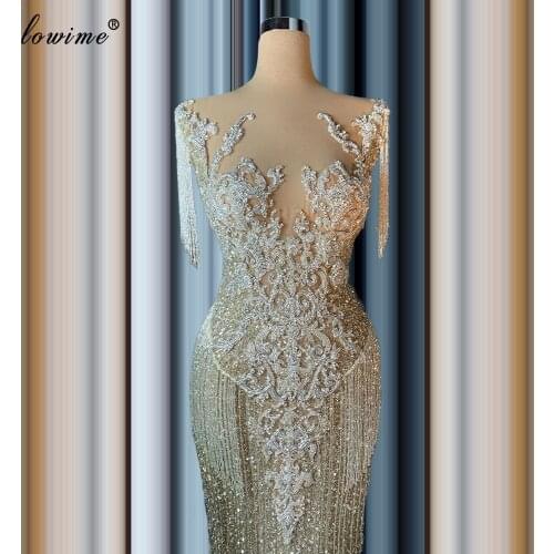 Transparent Sequins Prom Dresses With Tassels Mermaid Sparkly Cocktail Party Dresses For Women Sexy Evening Dresses Long Robes