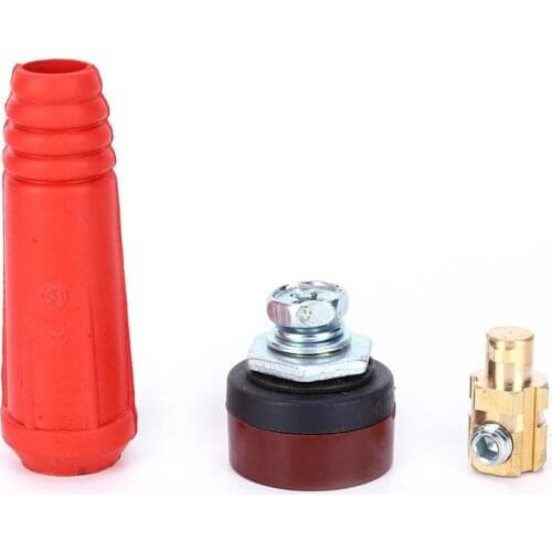 Welding Cable Connector Europe Style Welding Machine Quick Fitting Connector male female Socket Plug Adaptor DKJ 10-25