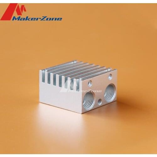 V6 Double Nozzle Head Hot End Radiator Long Distance for 1.75mm 3.0mm All-metal Cyclops Chimera Dual Multi-extrusion 3D Printer
