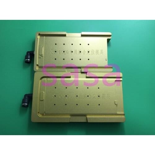 1set Vacuum For Samsung S7 Edge S6 Edge plus Metal Mold Mould LCD Screen Laminating and Positioning Alignment with hold and tap