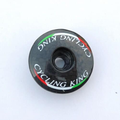 1pcs cyclingking full carbon fiber bicycle stem top cap washer spacer 3k finish