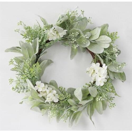 Front Door Wreath DIY Decorative Multi-purpose Hanging Wreath Artificial Wreath