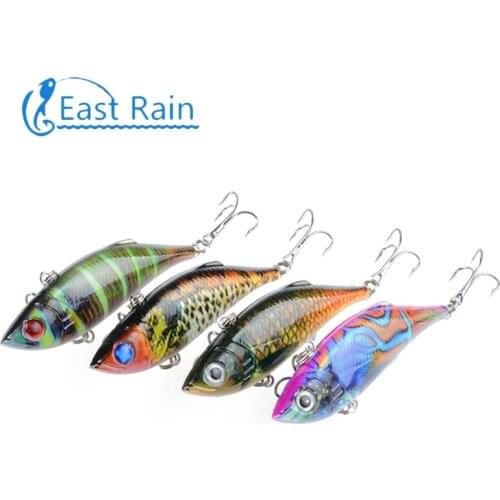 East Rain 8cm 11.8g 4pcs Painted All Range Freshwater Saltwater Fishing Lure Sinking Rattlin Artificial Hard Bait Free Shipping