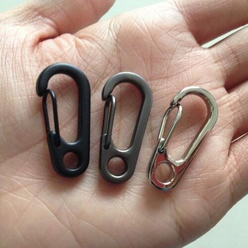YOUGLE 10 Pcs/Lot Hanging Buckle Carabiner Clip Karabiner Metal Hook Keychain outdoor multi EDC Tool