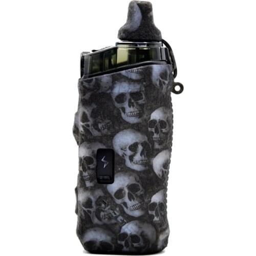Protective case for Aegis boost silicone skull skin mod pod kit texture cover anti-slip rubber sleeve skin with lanyard 5pcs