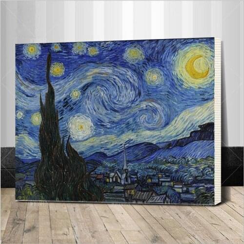 The famous abstract oil painting Van Gogh coloring by numbers cuadros decor wall art on canvas pictures for living room