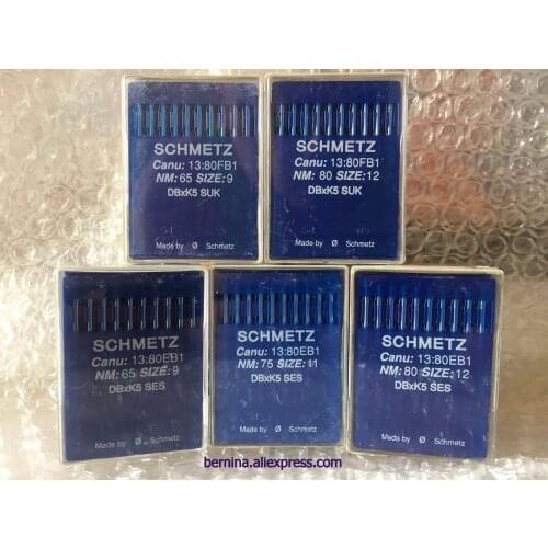 10 SCHMETZ DBXK5 1738 SES SUK SIZE #9 #11 #12 #14 #16 EMBROIDERY MACHINE NEEDLES for TAJIMA, SWF toyada Happy barudan zsk melco