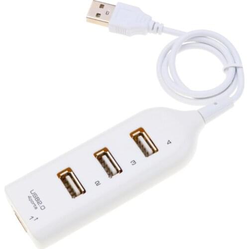 2021 New High-speed Transmission USB 2.0 Splitter,4 Port USB 2.0 Hub Power Adapter and One Port for Laptop PC Notebook Receiver