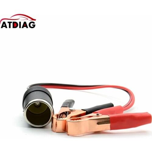 2021 Newest Version Alligator Clip-On 12V Car Battery Cigarette Lighter Power Extension Socket