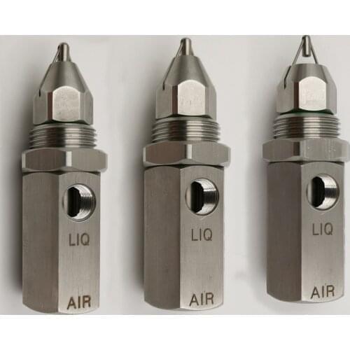 5pcs 1/4'' adjustable flow rate ss304 Air atomizing nozzle,3 styles,Garden sprinkler,Sprayers