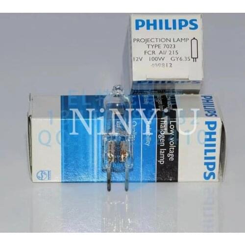 5PCS For PH 12V100W 7023 GY6.35 FCR AI/ 215 Projection Lamp