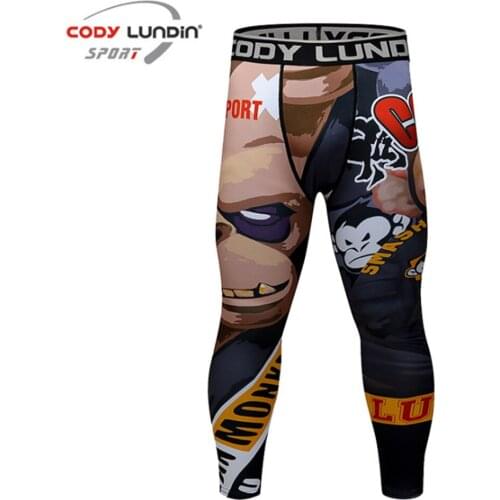 Cody Lundin Mens Sports Elastic Pants Compression Leggings For Running Gym Fitness Yoga 2021 Cycling Quick Dry Long Pants