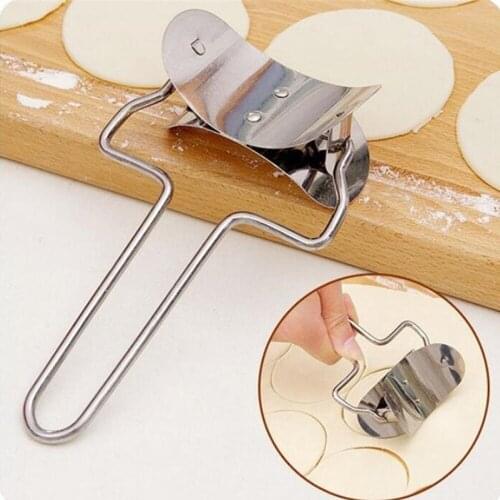 Stainless Steel Dumpling Wraper Mould Dough Circle Roller Machine Dumpling/Pie Maker Pizza Pastry Cutters Rolling