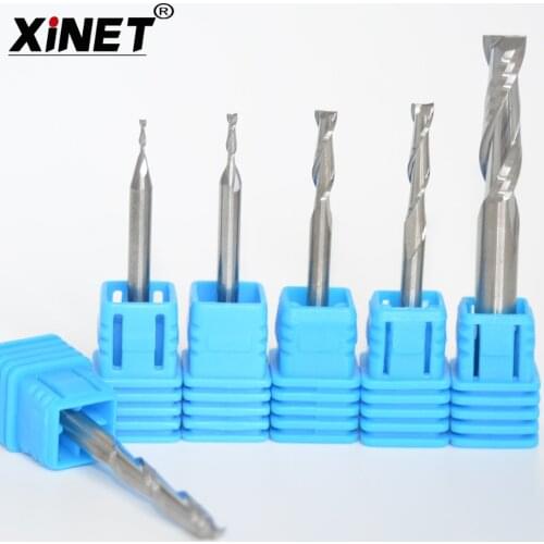 1.0-2.0-3.175-4-5-6mm Class A,2 Flute Tungsten steel milling cutter,CNC carbide end mill,woodworking router bit,MDF,wood edc