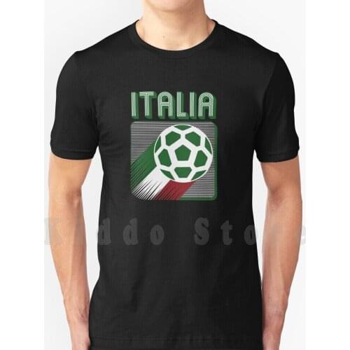 Italia Football T Shirt Sweatshirt For Men T Shirt Men Cotton Cotton S-6xl Soccer Foot Ball Football Retro