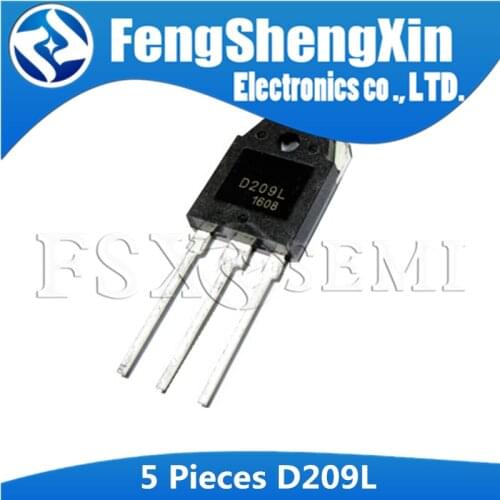 5PCS D209L TO-3P D209 TO-247 209L 2SD209L Switching transistor, power supply control IC