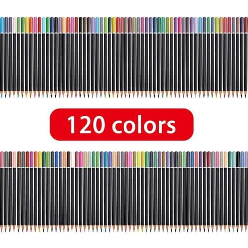 Colouring Pencils Set of 120 Colors with Zipper Case for Artist Beginner, Numbered Pencil for Professional Drawing