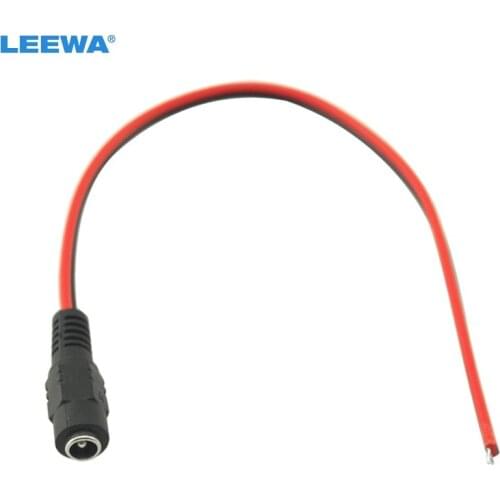 LEEWA 1pc 5.5mm/2.1mm Male DC Adapter Coaxial/Concentric/Barrel/Tip Power Connector cable wire #CA4163