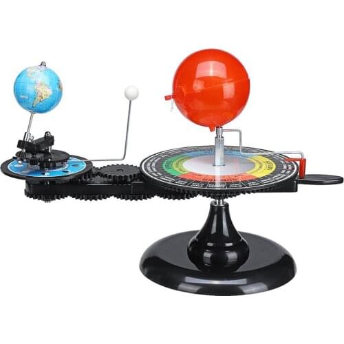 Solar System Model DIY Globe Earth Sun Moon Orbital Planetarium Educational for Child Kid Toy Astronomy Science Kit Teaching