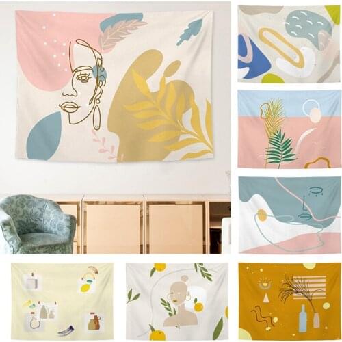 Wall Tapestry 3D Background Hanging Cloth Nordic Tapestry Multifunction Cloth Coverlet Curtain Bed Sheet Home Bedroom Wall Decor