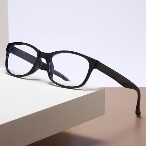 2021 New Computer Reading Glasses Hyperopia Women Men Square Presbyopic Glasses Diopter +1.0 +1.5 +2.0 +2.5 +3.0 +3.5 +4.0