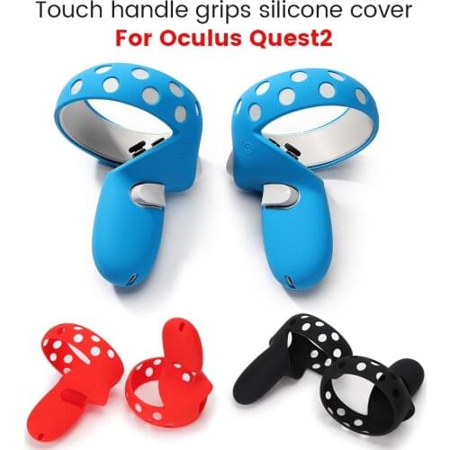 VR Silicone Cover Oculus Quest 2 Controller Protective Sleeve Skin Handle Grip Cover For Oculus Quest 2 VR Accessories