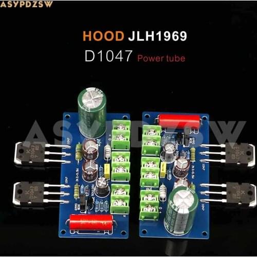 LJM D1047 Ver HOOD JLH1969 Stereo Class A power amplifier DIY Kit/Finished board 10W