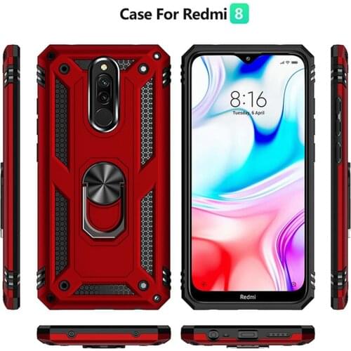 Sunjolly Case for Xiaomi Redmi 8 8A Pro Wallet Stand Flip PU Leather Phone Case Cover coque capa Case Cover
