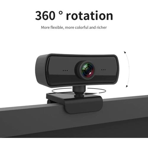 Webcam 2K 1440P Full HD Web Camera with Microphone USB Plug Web Cam for PC Computer Mac Laptop Desktop YouTube Skype Mini Camera